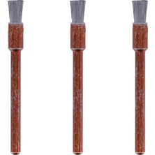 Kazan Hobi Dremel 532 Paslanmaz Çelik Fırça, Paslanmaz Çelik ve Gümüş Temizleme, 3,2 Mm, 3'lü