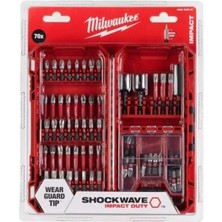 Kazan Hobi Milwaukee T4932492007 Shock Wave Bits Uç Seti 70 Parça