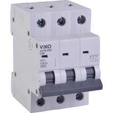 Kazan Hobi Viko 4VTB-3C50 Otomatik Sigorta 4,5ka C Tipi 3 Kutup 50A