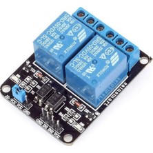Kazan Hobi Arduino ile Uyumlu Pıc Arm 2 Kanal Röle Modül 5V Dc