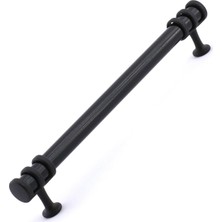 Kazan Hobi BADEM10 Sümbül Mobilya Mutfak Dolabı Çekmece Dolap Kulpları Kapak Kulpu Kulbu Siyah 160 mm Metal Kulp