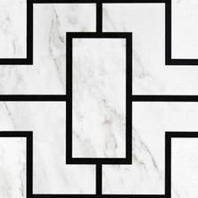 Kazan Hobi Achim Home Furnishings Retro 12X12 Kendinden Yapışkanlı Vinil Yer Karosu - Yakınlık - 20 Karo / 20 M2, Siyah Mermer