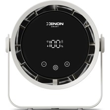 Kazan Hobi Xenon Smart Taşınabilir Masaüstü Fanı | 100 Kademe Kontrol0 Şarjlı Dokunmatik Ekran 2000MAH Usb-C X6113