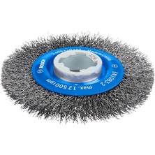 Kazan Hobi Bosch Professional Accessories Cam Fırçası, Dalgalı Tel Clean (Metal Için, X-Lock, Ø 115 Mm, Tel Kalınlığı 0,3 Mm)