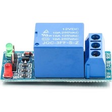 Kazan Hobi Sanec Tek Kanallı 12V Röle Modülü Tekli Röle Kartı 1 Kanal Arduino