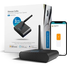 Kazan Hobi Meross Akıllı Garaj Kapısı Açacağı Apple Homekit ile Çalışır, Harici Anten ve 3 Tek Kapıya Kadar, Uygulama Kontrolü, Siri ve Alexa ile Uyumlu, Google Assistant 2,4 Ghz