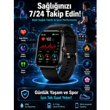 Toyigoo Akıllı Saat Wireless Şarj Yüksek Çözünürlüklü Müzik Dinleme Sesli Cevaplama Yeni Nesil -