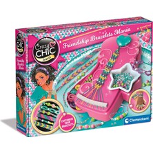 Kazan Hobi Clementoni - Crazy Chic-My Beads Lab-Kit Te, 7 Yaşında Oyun, Çocuk Bilekliği, Yaratıcı El Sanatları - Italya'da Üretilmiştir, Çok Dilli, 18785