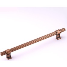 Kazan Hobi Hisar Soft Antik 224 mm Metal Çizgili Kulp Kulpu Kulpları Mobilya Çekmece Dolap Kapak Dayanıklı