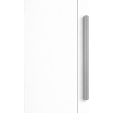 Kazan Hobi Anzer Çizgili (Füme) Modern Çekmece Dolap Gardırop Kulp 512 mm Metal Dayanıklı Siyah Uzun Kulp