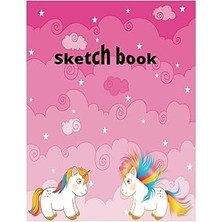 Kazan Hobi Independently Published Sketch Book, Cuaderno De Dibujo Con Unicornio