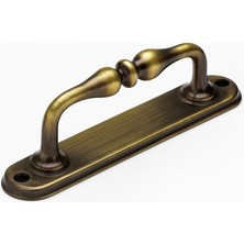 Kazan Hobi Eskitme Antik Sarı Metal Kapı Çekme Kolu 12 cm Dolap Mobilya Dolap Çekmece Tutamağı Kulp Kulpları