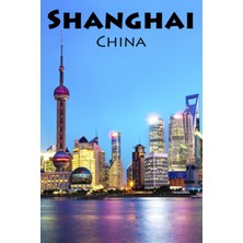 Kazan Hobi The World Is Too Big To Stay In One Place, Shanghai Is Calling And I Must Go: A Blank Sketchbook For Artists, Drawing, Doodling, Writing, And ... And Travel Lovers.: 100 Pages, 6x9 Matte