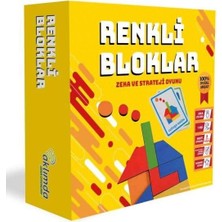 Kazan Hobi Akılda Zeka Oyunları Renkli Bloklar Ahşap