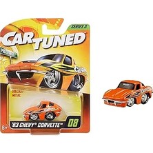 Kazan Hobi Mga Entertaintment Cartuned S3 1963 Chevy Corvette Stingray - Turuncu Pro Street Araba