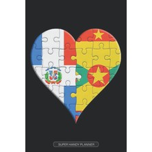 Kazan Hobi Planner: Dominican Grenadan Flag United Heart Jigsaw Puzzle Flags Of Dominican Republic Grenada