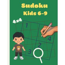 Kazan Hobi Sudoku Kids: Sudoku For Kids 50 Puzzles 4x4 Size 8.5x 11 Pages 105 Educational Game