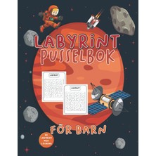 Kazan Hobi Labyrint Pusselbok För Barn: Rolig Labyrintpusselaktivitetsbok Med Lösningssida För Barn I Åldrarna 6-8, 8-10, 9-12 År (Labyrintarbetsbok). (Swedish Edition)