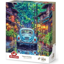 Kazan Hobi Art Puzzle Yağmur Altında Tokyo 500 Parça Puzzle