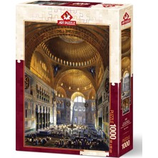 Kazan Hobi Art Puzzle Ayasofya Camii'nde Ilk Namaz 1000 Parça Puzzle