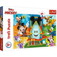 Kazan Hobi Trefl 14351 24 Büyük Yapboz, 24 Büyük Parça, Renkli Disney Masal Karakterleri, Yaratıcı Eğlence, 3 Yaşından Büyük Çocuklar Için Eğlence, Mickey, Mickey Mouse ve Arkadaşları