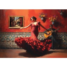 Kazan Hobi Anatolian Puzzle - FLAMENCO,1000 Parça Puzzle, #1204