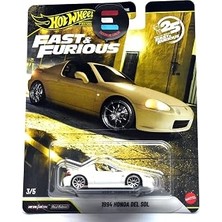 Kazan Hobi Hot Wheels Hızlı ve Öfkeli Premium Arabalar 1994 Honda Del Sol 1:64 Ölçekli Metal Toplayıcı Araç Hızlı ve Öfkeli Film Efsanesi JHW63'TEN Esinlenildi