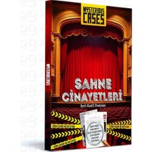Kazan Hobi Mysterious Cases Sahne Cinayetleri, Seri Katil Dosyası, Dedektif Temalı Kutu Oyunu, 16+ Yaş