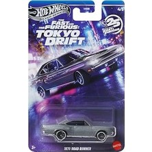 Kazan Hobi Hot Wheels Hızlı ve Öfkeli Tokyo Drift Auto 1970 Road Runner - Die Cast Model 1:64 Ölçek - Uzunluk 7 cm - JKX08