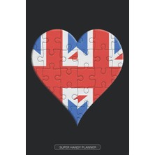Kazan Hobi Planner: British British Flag United Heart Jigsaw Puzzle Flags Of Great Britain Great Britain