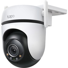 Kazan Hobi Tapo C520WS, 2k Qhd Dış Mekan Wi-Fi/ethernet Güvenlik Kamerası, Hareket Tespit/takibi, 360°, IP66 Su Geçirmez, Renkli Gece Görüşü, Çift Yönlü Ses, Bulut/yerel Depolama, Sesli ve Işıklı Alarm