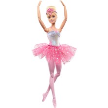 Kazan Hobi Barbıe™ Dreamtopıa Işıltılı Balerin™ Barbie Bebek | Sarışın Balerin Bebek | Sihirli Işık Özelliği HLC25