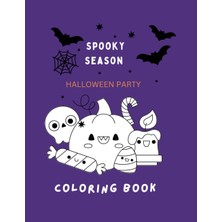 Kazan Hobi Independently Published Jumbo 8.5X11 Inch Spooky Season Halloween Party Kids Coloring Book.