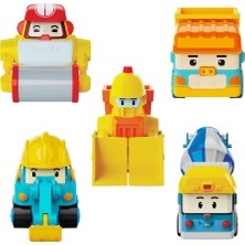 Kazan Hobi Roı Toys Robocar Poli Mini Inşaat Araçları 5'li Set 0761