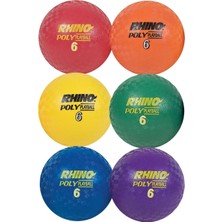 Kazan Hobi Champion Sports Rhino Poly Kugelsatz Çocuk Parkı 6-Inch Diameter
