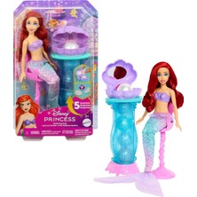 Kazan Hobi Mattel Disney Prensesi Oyuncakları, Kuyruğu Çıkarılabilir Ariel Vanity Pop Deniz Kızı Bebek, Tekrarlanabilir 5 Sürprize Sahip Makyaj Masası ve 5 Aksesuar, JBF86