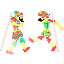 Kazan Hobi Takaloğlu Hacivat ve Karagöz Oyun Seti Cek-Hacko