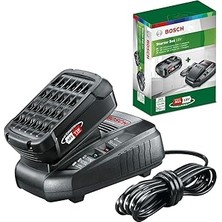 Kazan Hobi Bosch Home And Garden 18 Volt Akü ve Al 1830 Cv Şarj Cihazı Başlangıç Seti, 2.5 Ah Akü, 300L/SAAT Debi, 0.365 kg