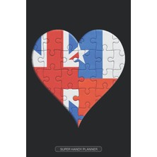 Kazan Hobi Planner: British Chilean Flag United Heart Jigsaw Puzzle Flags Of Great Britain Chile