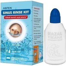Kazan Hobi Abfen Sinus Rinse Kit Yüksek Hacimli Nazal Yıkama Duşu (25 Solüsyon Karışım Poşeti ve Uygulama Şişesi Ile)