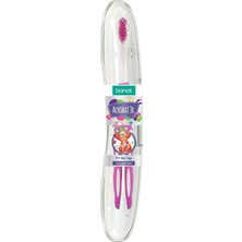 Kazan Hobi Banat Acrobat Junior Çocuk Diş Fırçası, Soft, 5+ Yaş, Pembe