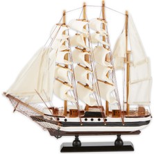 Kazan Hobi Gifts & Decor Passat Hoch Gemi Detaylı Ahşap Model Deniz Dekor