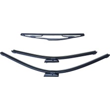 Kazan Hobi VASS41 Ön Cam Arka Cam Silecek Seti 6423A8 Peugeot Bipper ile Uyumlu 2008-2016