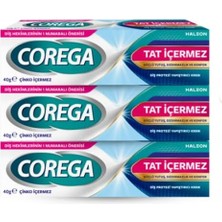 Kazan Hobi Corega Tat Içermez Protez Yapıştırıcı Krem 40GR - 3 Adet