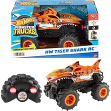 Kazan Hobi Hot Wheels Monster Trucks Rc 1:24 Tiger Shark Uzaktan Kumandalı Araç HNV03