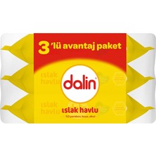 Kazan Hobi Dalin Klasik Islak Havlu 3'lü Paket (3 x 56 Adet)