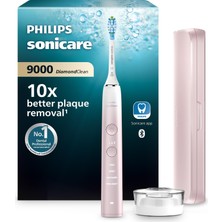 Kazan Hobi Philips Sonicare Diamondclean 9000 Şarjlı Diş Fırçası, 4 Temizlik Modu, Basınç Sensörü, Seyahat Kabı ve Sonicare Uygulama Desteği, Pembe Geçişli, HX9911/84