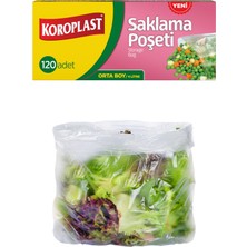 Kazan Hobi Koroplast Saklama Poşeti 120'LI 24X38 Cm, Sızdırmaz & Dayanıklı, Hava Geçirmez, Geri Dönüştürülebilir Saklama Torbası, Mutfak, Dondurucu, Buzdolabı, Sos ve Sıvı Yiyecekler, Seyahat, Piknik, Okul, Ofis