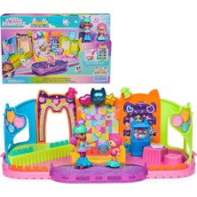 Kazan Hobi Gabby's Dollhouse, Parti Odası Oyun Seti, Gabby ve Marty Figürlü Kaykay Parkı Çatı Katı Odası, Mobilya ve Aksesuarlar, 3 Yaş ve Üzeri
