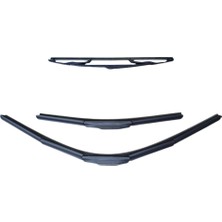 Kazan Hobi VASS41 Ön Cam Arka Cam Silecek Seti Peugeot 206 Sw Station Wagon ile Uyumlu 2003-2006